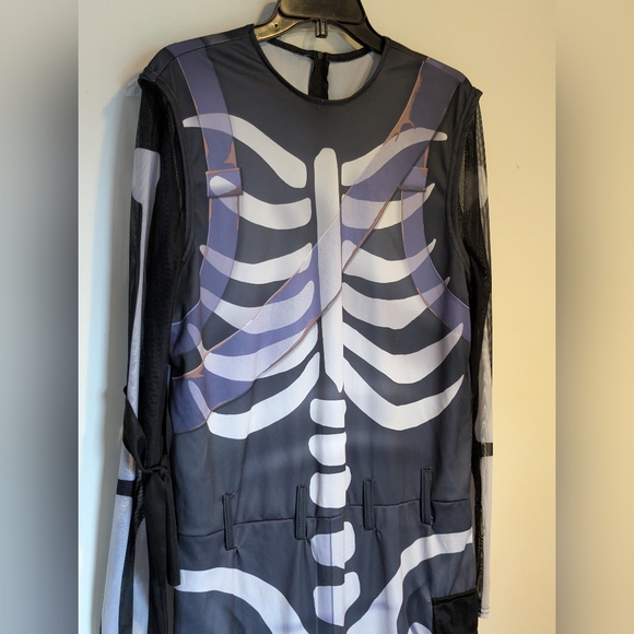 Spirit Halloween Fortnite Skull Trooper Skeleton Adult Large Costume - Picture 1 of 15
